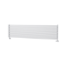 Ventura White Oval Unique Designer Radiator 455x1800mm Single Panel 4594 BTU