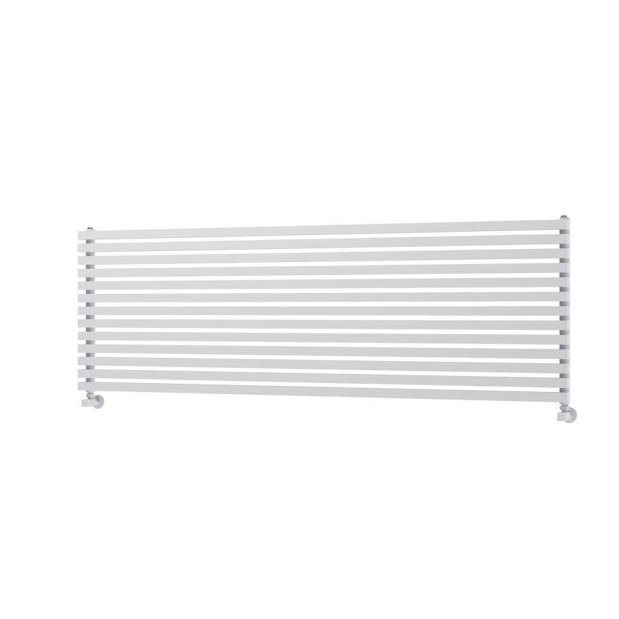 Ravello White Square Designer Radiator 585x1800mm Single Panel 4744 BTU