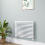 Ravello White Square Designer Radiator 585x800mm Single Panel 2276 BTU