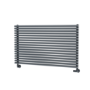 Ventura Dark Grey Anthracite Oval Unique Designer Radiator 595x1000mm Single Panel 3072 BTU