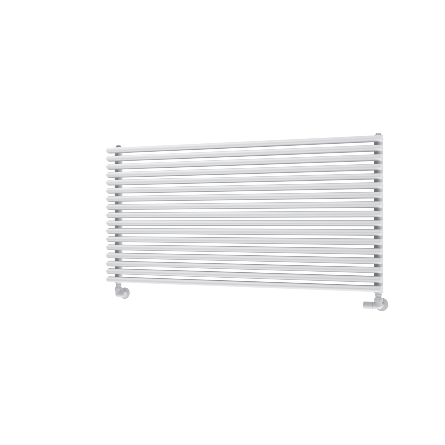 Ventura White Oval Unique Designer Radiator 595x1200mm Single Panel 3785 BTU