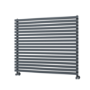 Ravello Dark Grey Anthracite Square Designer Radiator 810x1000mm Single Panel 3860 BTU