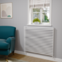 Ravello White Square Designer Radiator 810x1000mm Single Panel 3860 BTU