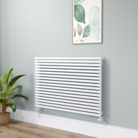 Ravello White Square Designer Radiator 810x1200mm Single Panel 4553 BTU