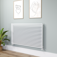 Ravello White Square Designer Radiator 810x1400mm Single Panel 5235 BTU
