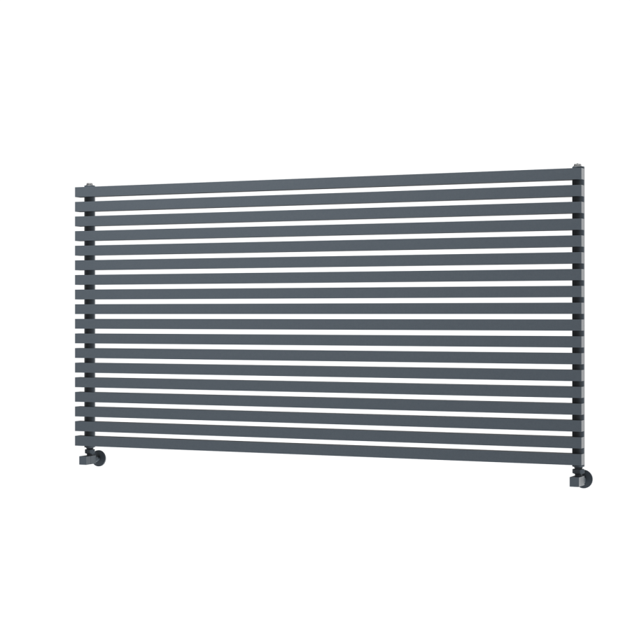 Ravello Dark Grey Anthracite Square Designer Radiator 810x1600mm Single Panel 5908 BTU