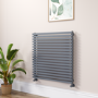 Ravello Dark Grey Anthracite Square Designer Radiator 810x800mm Single Panel 3150 BTU