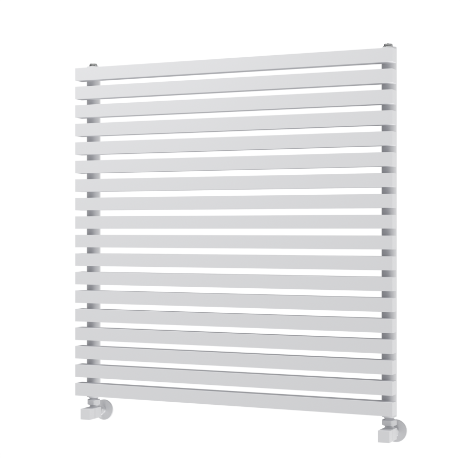 Ravello White Square Designer Radiator 810x800mm Single Panel 3150 BTU