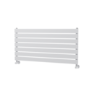 Riace White Flat Designer Radiator 490x1000mm Single Panel 1891 BTU