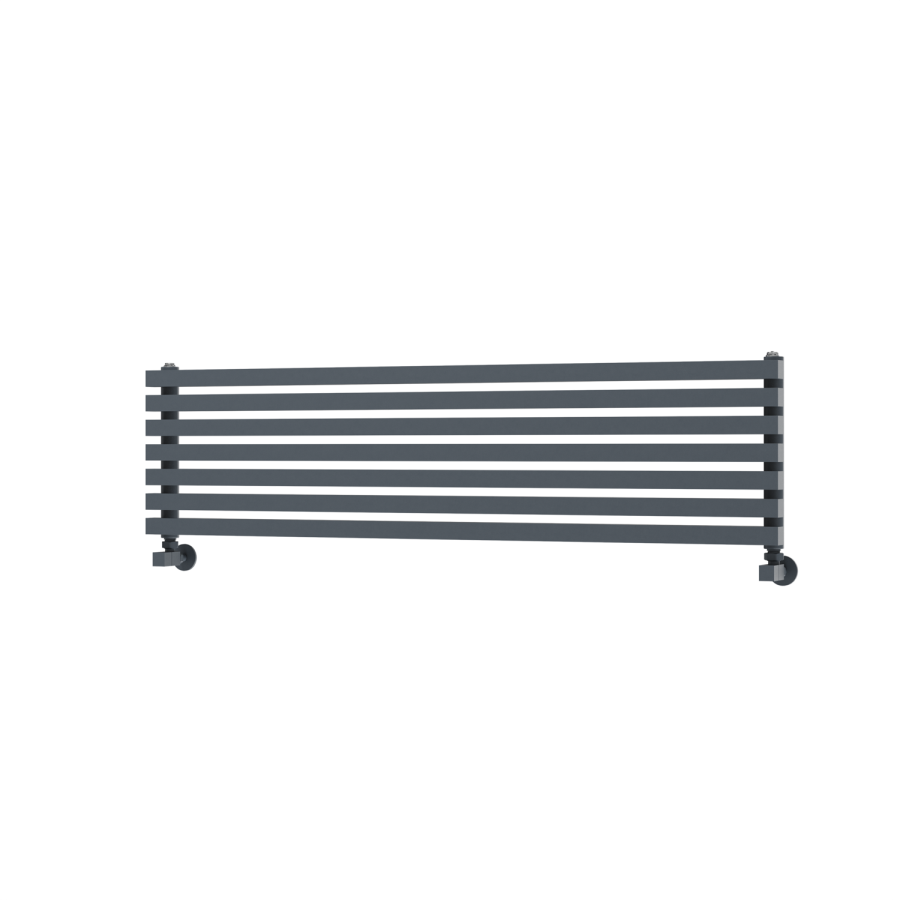 Ravello Dark Grey Anthracite Square Designer Radiator 315x1200mm Single Panel 1771 BTU