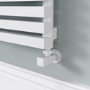 Ravello White Square Designer Radiator 315x1600mm Single Panel 2297 BTU