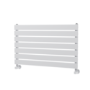 Riace Linea White Flat Designer Radiator 490x800mm Single Panel 1546 BTU - Horizontal Bars