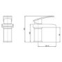 Hudson Reed Open Spout Basin Mixer Tap - Free Waste