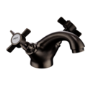 Antique Brass Crosshead Mono Basin Mixer Tap - Ripley