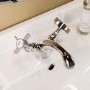 Chrome Crosshead Mono Basin Mixer Tap - Ripley