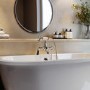 Chrome Traditional Bath Shower Mixer - Ripley