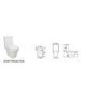 Davana Close Coupled Toilet with Seat