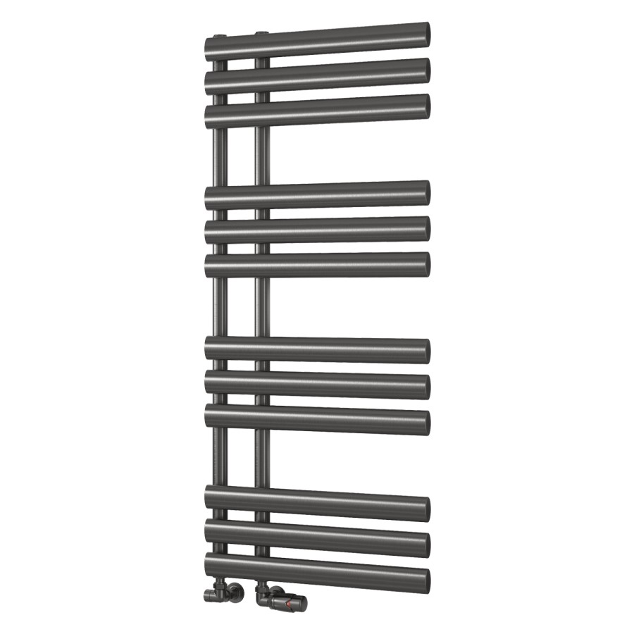Reina Chisa Gunmetal Designer Towel Radiator - 1130 x 500mm
