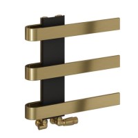 Reina Panaro Brass Designer Towel Radiator - 500 x 500mm Reina Panaro Brass Designer Towel Radiator - 500 x 500mm