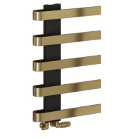 Reina Panaro Brass Designer Towel Radiator - 800 x 500mm Reina Panaro Brass Designer Towel Radiator - 800 x 500mm