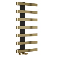 Reina Panaro Brass Designer Towel Radiator - 1100 x 500mm Reina Panaro Brass Designer Towel Radiator - 1100 x 500mm