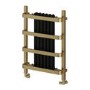 Reina Regina Black Designer Column Radiator with Towel Rail 800 x 550mm