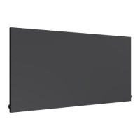 Reina Slimline Anthracite Horizontal Flat Panel Radiator - 600 x 1000mm Reina Slimline Anthracite Horizontal Flat Panel Radiator - 600 x 1000mm