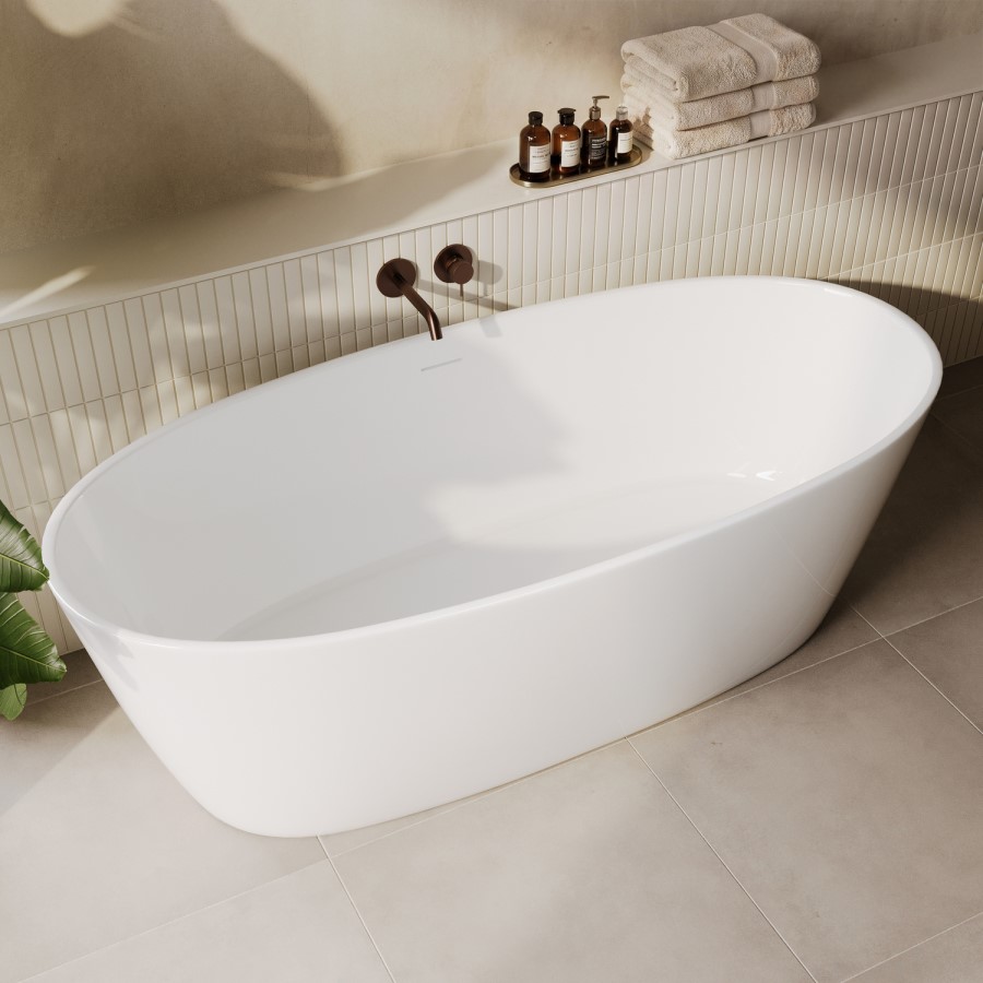 Freestanding Double Ended Bath 1700 x 765mm - Rosa
