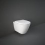 RAK Resort Rimless Wall Hung Toilet with Soft Close Seat