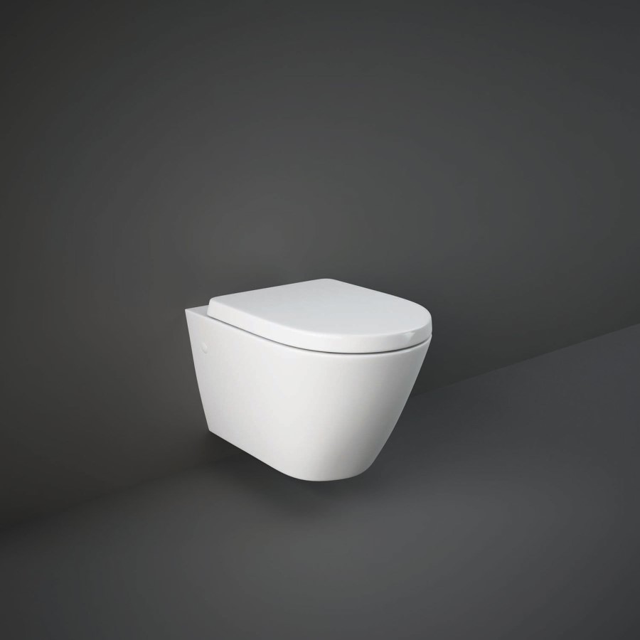 RAK Resort Rimless Wall Hung Toilet with Soft Close Seat