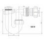 GRADE A1 - McAlpine Tubular Swivel P Trap