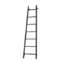 GRADE A1 - Black Heated Towel Rail Radiator 1710 x 529mm - Savannah