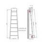 GRADE A1 - Black Heated Towel Rail Radiator 1710 x 529mm - Savannah