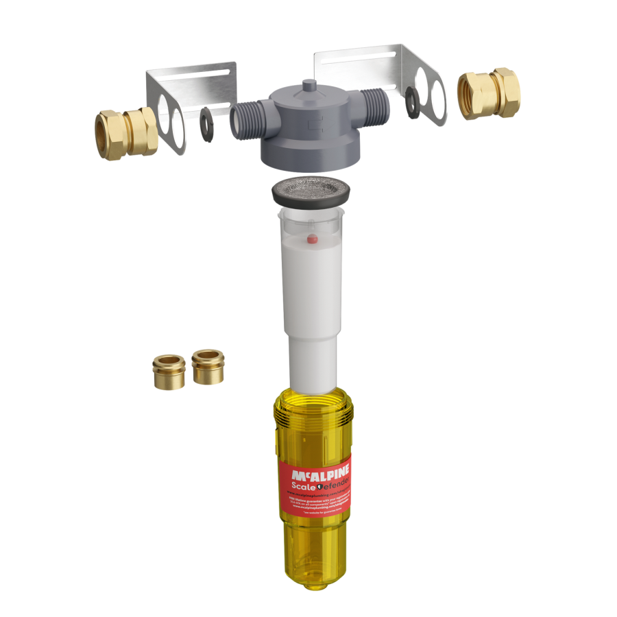 McAlpine Scale Defender Starter Kit - Protects Pipework Boilers Radiators Taps and Shower Screens