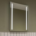 SE140009N0 Sensio Lumino Evo+ Rectangular Bathroom Mirror with Battery Operated Lights - 300 x 450mm