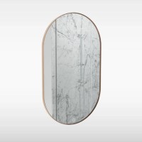 Sensio Nebula Oval Bronze Heated Bathroom Mirror with Lights 500 x 800mm
