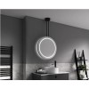 Sensio Ivy Round Ceiling Hanging LED Heated Bathroom Mirror 600mm