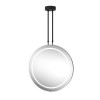 GRADE A2 - Round Ceiling Hanging LED Bathroom Mirror with Demister  600mm - Sensio Ivy