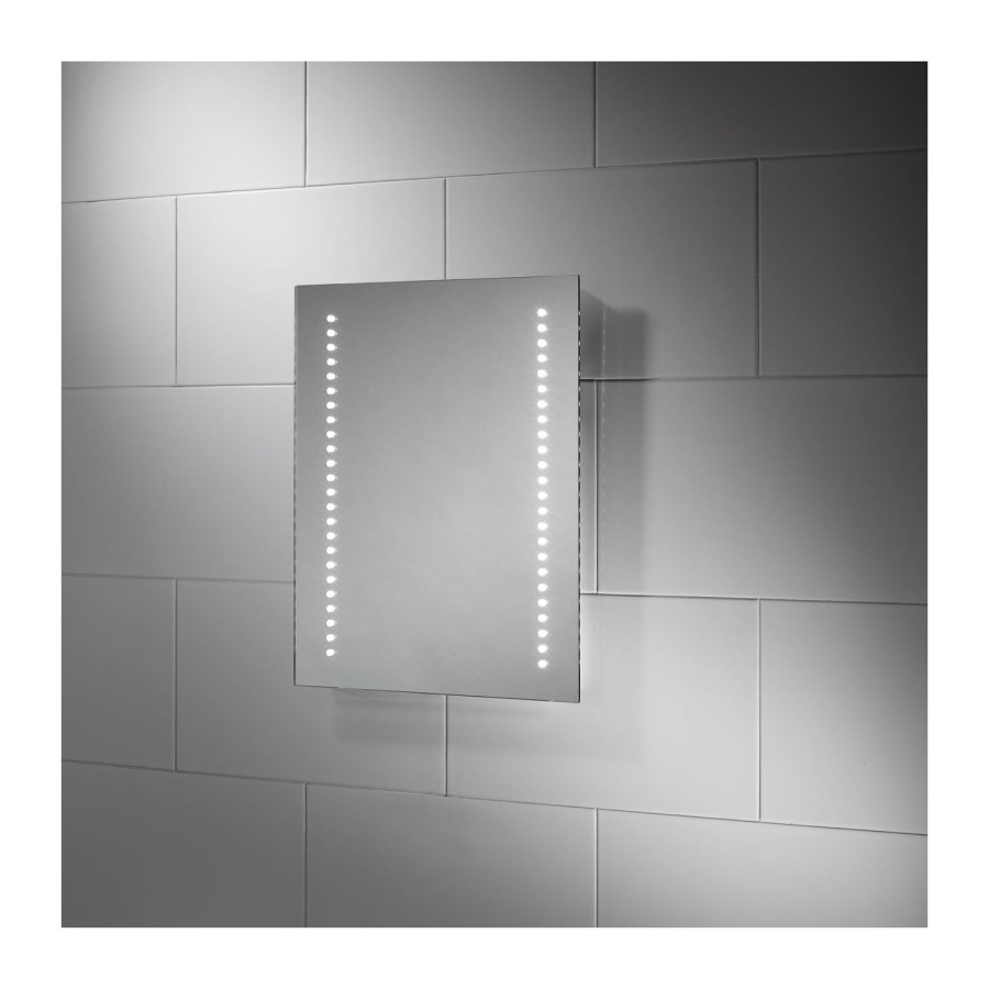 LED Bathroom Mirror Battery Operated - 390 x 500mm - Sensio Isla