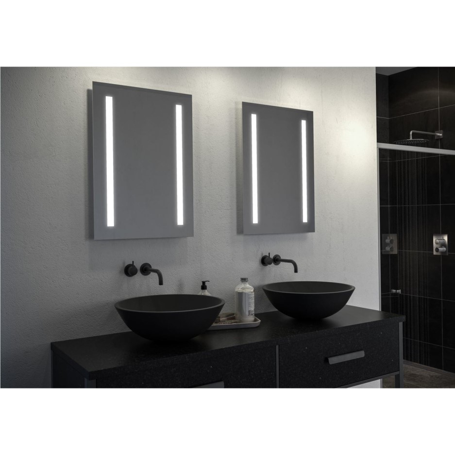 Battery Operated LED Bathroom Mirror 500