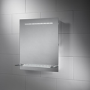 Rectangular LED Bathroom Mirror with Shaving Socket 500 x 600mm - Sensio Nyla