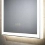 Rectangular LED Bathroom Mirror With Demister 500 x 700mm - Sensio Destiny