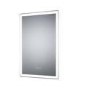 Rectangular LED Bathroom Mirror With Demister 500 x 700mm - Sensio Destiny
