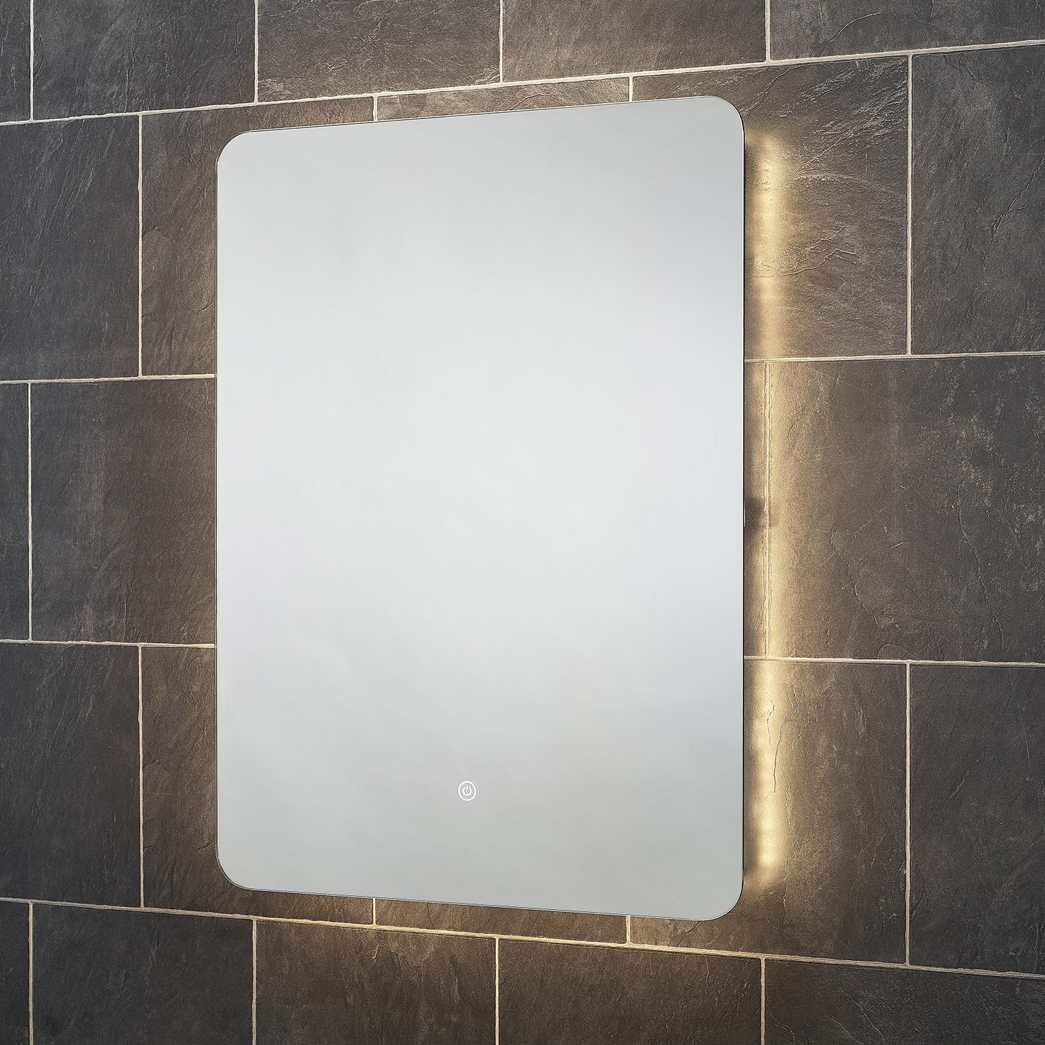 GRADE A2 - Sensio Reagan Rectangular Backlit Heated Bathroom Mirror ...