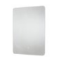 Sensio Reagan Rectangular Backlit LED Heated Bathroom Mirror with Shaver Socket 800 x 600mm