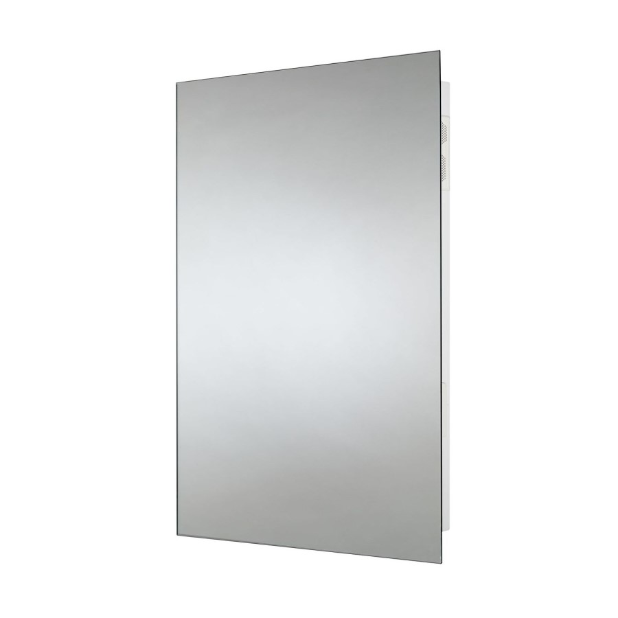 Sensio Avalon Rectangular Backlit LED Heated Bathroom Mirror with Bluetooth 500 x 700mm