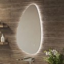 SE30717C0 Sensio Mistral Teardrop Backlit Heated Bathroom Mirror with Lights 550 x 800mm