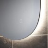 Sensio Mistral Teardrop Backlit LED Heated Bathroom Mirror 550 x 800mm