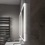 GRADE A2 - Rectangular LED Bathroom Mirror Ultra Slim 500 x 390mm - Sensio Libra