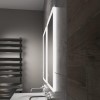 Sensio Libra Rectangular LED Heated Bathroom Mirror Ultra Slim 700 x 500mm